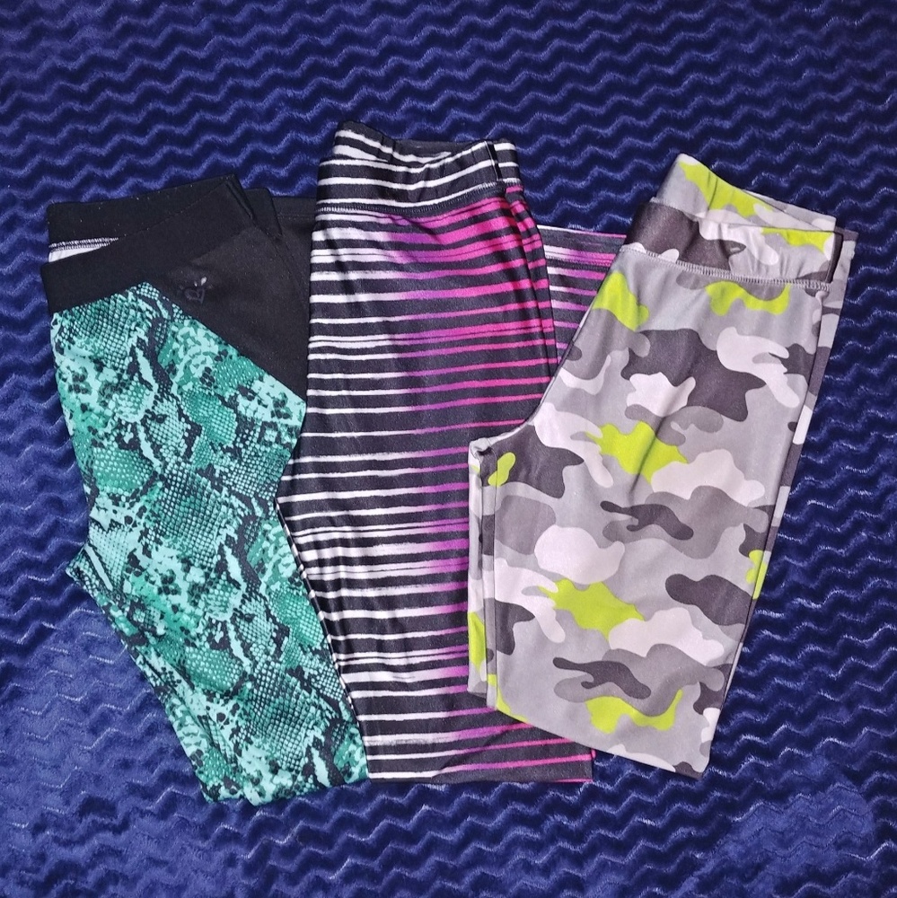 💓 3 pair Justice Leggings bundle